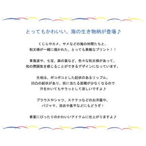和テイスト『海の仲間たち♪』リップルプリントの詳細画像4