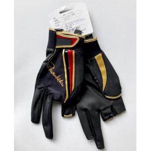 がまかつ フィッシンググローブブラック L