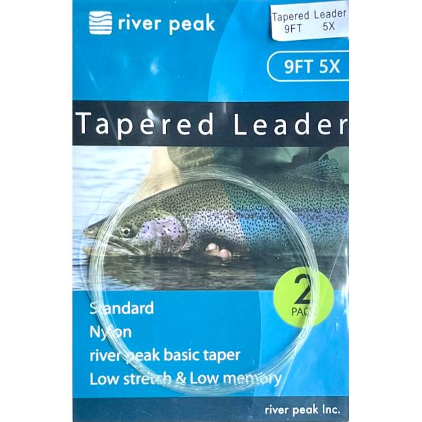 （クリックポスト発送）リバーピーク　テーパードリーダー　9FT 5X / river peak Ta...
