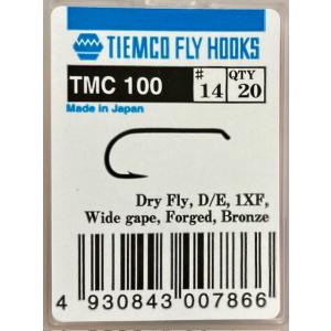 （クリックポスト発送）ティムコ　フライフック　TMC100　＃14　 / TIEMCO FLY HOOKS｜松本釣具店Yahoo!店