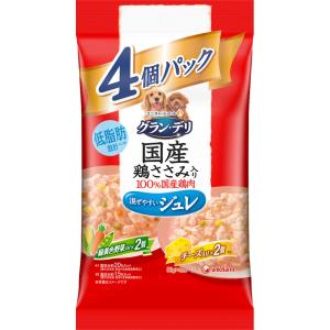 ユニ チャームペットケア グラン デリ 銀のさらパウチジュレ 成犬バラエティ野菜 チーズ 80g×4P
