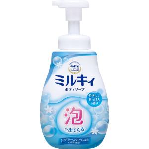 牛乳石鹸共進社 泡で出てくるミルキィボディソープ やさしいせっけんの香り ポンプ ６００ｍｌ