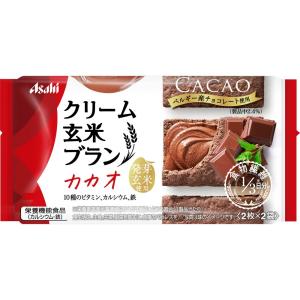 アサヒグループ食品株式会社 バランスアップ クリーム玄米ブラン カカオ ２枚×２袋