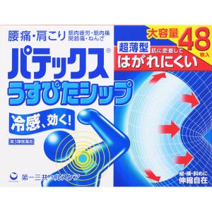 第一三共ヘルスケア パテックス うすぴたシップ ４８枚