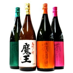 魔王 人気プレミアム芋焼酎セット(1) 芋焼酎 25度 1800ml瓶×6本(P箱で