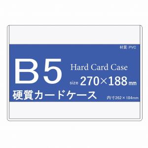 カードケース B5 (硬質) 20枚入り 中紙なし h40042｜matsumura