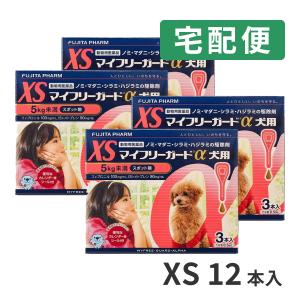【4箱セット】マイフリーガードα 犬用 XS (5kg未満) 3ピペット 4箱セット 動物用医薬品