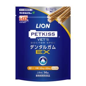 LION ペットキッス ベッツドクタースペック 犬用デンタルガム M 14本