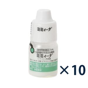 犬用 ミミィーナ 5mL 10個セット 犬真菌性外耳炎用 動物用医薬品 使用期限：2025/05/3...