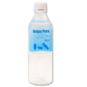 Y.K.エンタープライズ Acqua Pura（アクアプーラ）ペット用飲料水 500ml【C配送】｜matsunami