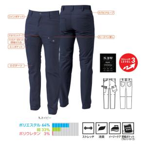 SOWA 桑和 作業服 3082-08 ストレ...の詳細画像1