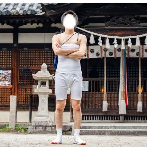・ズボン型半股引 (前ファスナー有り) 白 黒...の詳細画像1