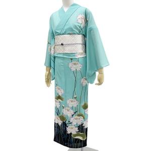 ゆかた レディース 撫松庵のゆかた 縞に蕗（コゲチャ） : 祭屋 そなみ