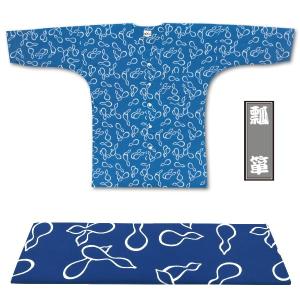 東京江戸一・瓢箪（注染）０号サイズ（８５）〜３号サイズ（１１５）子供鯉口シャツ単品