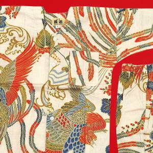 鯉口シャツ 金彩桐に鳳凰(ベージュ)1号〜3号...の詳細画像4