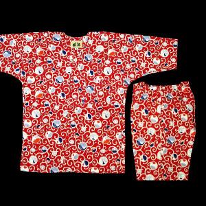 鯉口シャツ 大荒波に龍（紺）1号〜3号サイズ（90〜110）子供