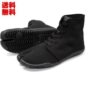 スポーツジョグ ２（黒）地下足袋スニーカー（靴ひもタイプ）