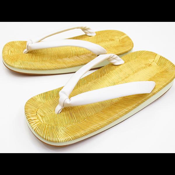 雪駄 セッタ 雪駄 （白鼻緒） アメ底 ＬＬサイズ（９寸） （２６．５ｃｍ〜２８ｃｍ） 日本製 セッ...