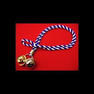 金銀たすき鈴　(紫白ひも)