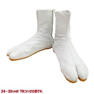 祭足袋 ショート(白・24.0cm〜30.0c...の詳細画像3