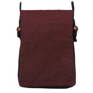 ポシェット むら染め（渋緑）お祭り！ショルダーポシェット！縦型