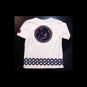 Tシャツ 和柄 和柄長袖Tシャツ め組(白)の商品画像