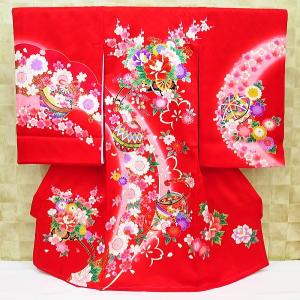お宮参り 産着 女児 女の子 のしめ 祝着 合繊 祝着 新品 （株）安田屋 