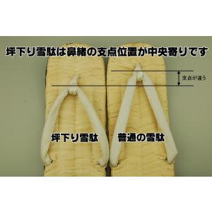 竹表坪下り雪駄(竹皮) 特大細(約25.5cm...の詳細画像4