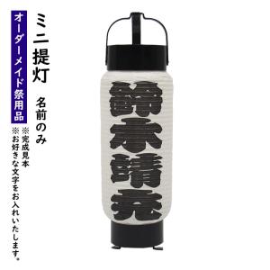 ミニ5号弓張提灯 紙提灯 祭 幅7,5cmX高さ23,8cm 弓張提灯・ミニ提灯