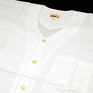 東京江戸一 鯉口シャツ 晒(白) 肩当て無し ...の詳細画像2