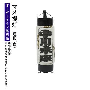 特注 名前入れ弓張提灯（家紋・名前） プリント名入れ No．100