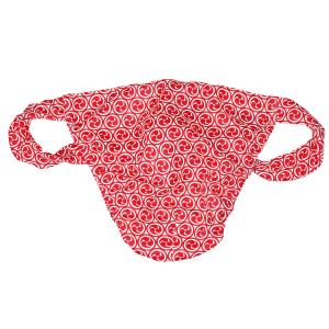 ワンタッチ式 締め込み褌パンツ 巴 赤 S・M・Lの詳細画像3
