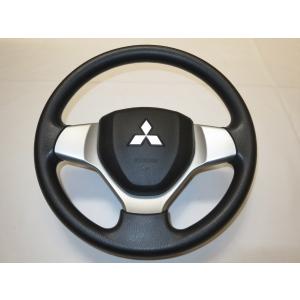 パジェロ V63W V65W V73W V75W 純正 ウッド ステアリング 運転席 エア