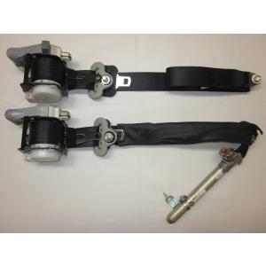 スズキハスラー用 MR31S系純正左右フロントシートベルト　　 H0604 ハスラー MR31S MR41S 純正 助手席シートベルト 前席 左 フロント 黒