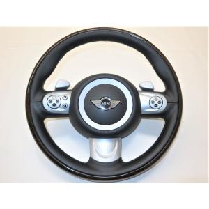ミニ MINI R56 R50R52 R53 R55 R57 BMWウッド ステアリングハンドル