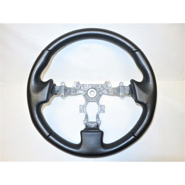 美品! GTR GT-R R35 純正 革 ステアリング ハンドル 48430-JF00A 4843...