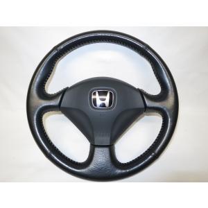 アコード ユーロR CL7 純正 革 MOMO モモ ステアリング ハンドル エア