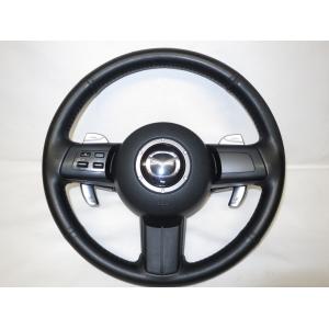 RX7 RX-7 RXー7 FD3S 純正 革 ステアリング ハンドル エアバック
