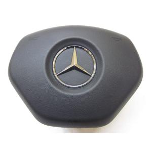 イ*ー様 【新品】メルセデスベンツ エアバッグカバー（赤ステッチ / ブラックレ 美品! G63 エディション1 AMG ベンツ 運転席 エアバック エアーバック