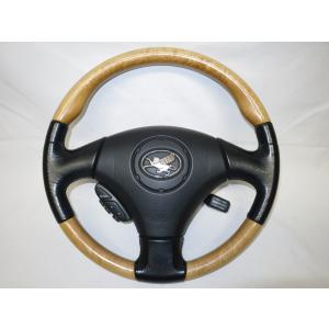 ソアラ アリスト 純正 ウッド コンビ ステアリング ハンドル エア