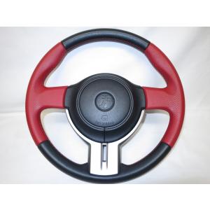 86 ZN6 純正 革 ステアリング ハンドル エアバック エアバッグ