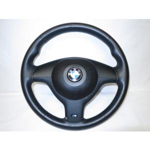 希少Mステッチ! パドル付! M5 E60 BMW 純正 革 ステアリング ハンドル