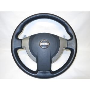 レッドステッチ! モモ momo 日産純正! オプション! 革 ステアリング