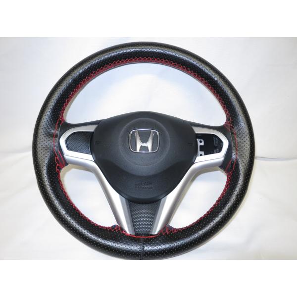 CRZ CR-Z CRーZ ZF2 ZF1 純正 革 ステアリング ハンドル エアバック エアーバッ...