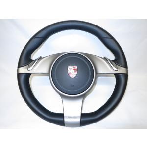 タイカン 9J1 J1NA1 純正 革 ステアリング ハンドル スイッチ 9J1