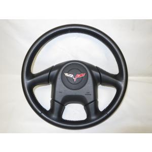 シボレー コルベット C6 Z06 X245A 純正 革 ステアリング ハンドル