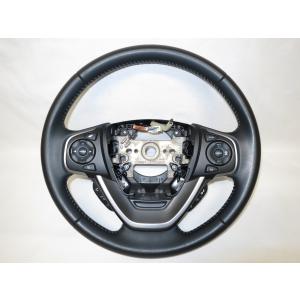 【極美品】CR6 アコードハイブリッド 純正 ステアリング ウッドコンビ 黒木! アコード CR6 CR5 純正 ウッド ウッディ コンビ ステアリング