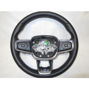 美品! ヒーター付! XC40 ボルボ XB 純正 本革 革 ステアリング