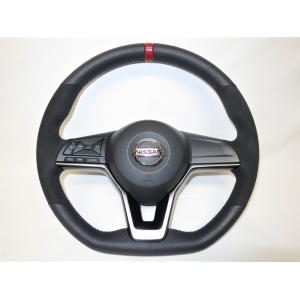 美品 日産 純正オプション MOMOステアリング エアバック付き モモ momo 日産純正OP オプション 革 ステアリング エアバック