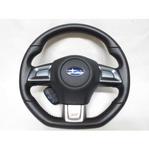 インプレッサ WRX STI GRB GRF GVB GVF 純正 革 ステアリング ハンドル